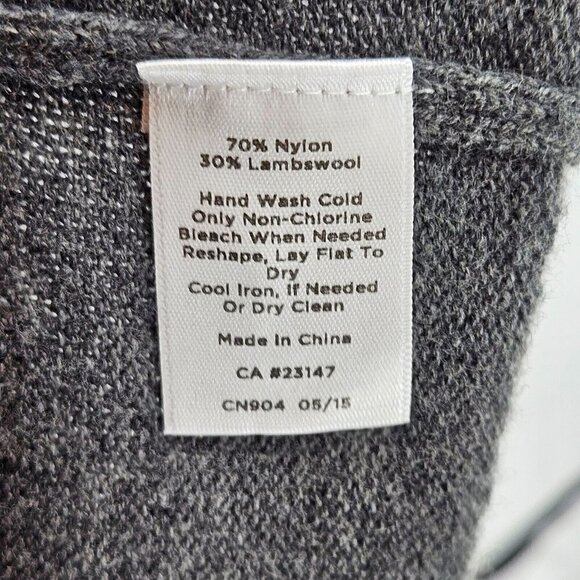 Talbots Lambswool Blend Crew Neck Sweater Gray Women's S Minimalist Lounge Wear - Picture 6 of 8